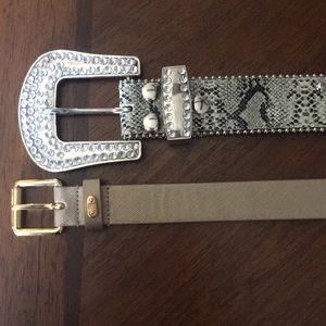 Ladies 2 Pack Belts Sz XL